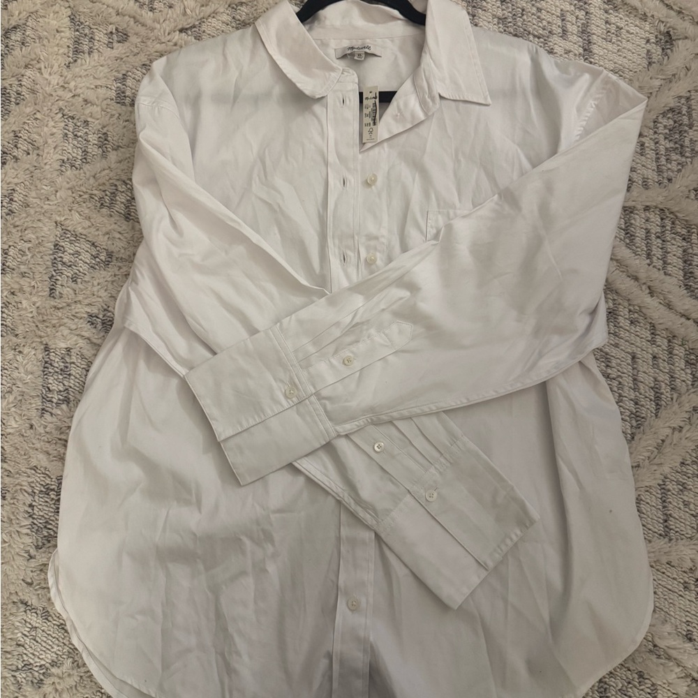 Madewell Crisp White Dress Shirt (XL)